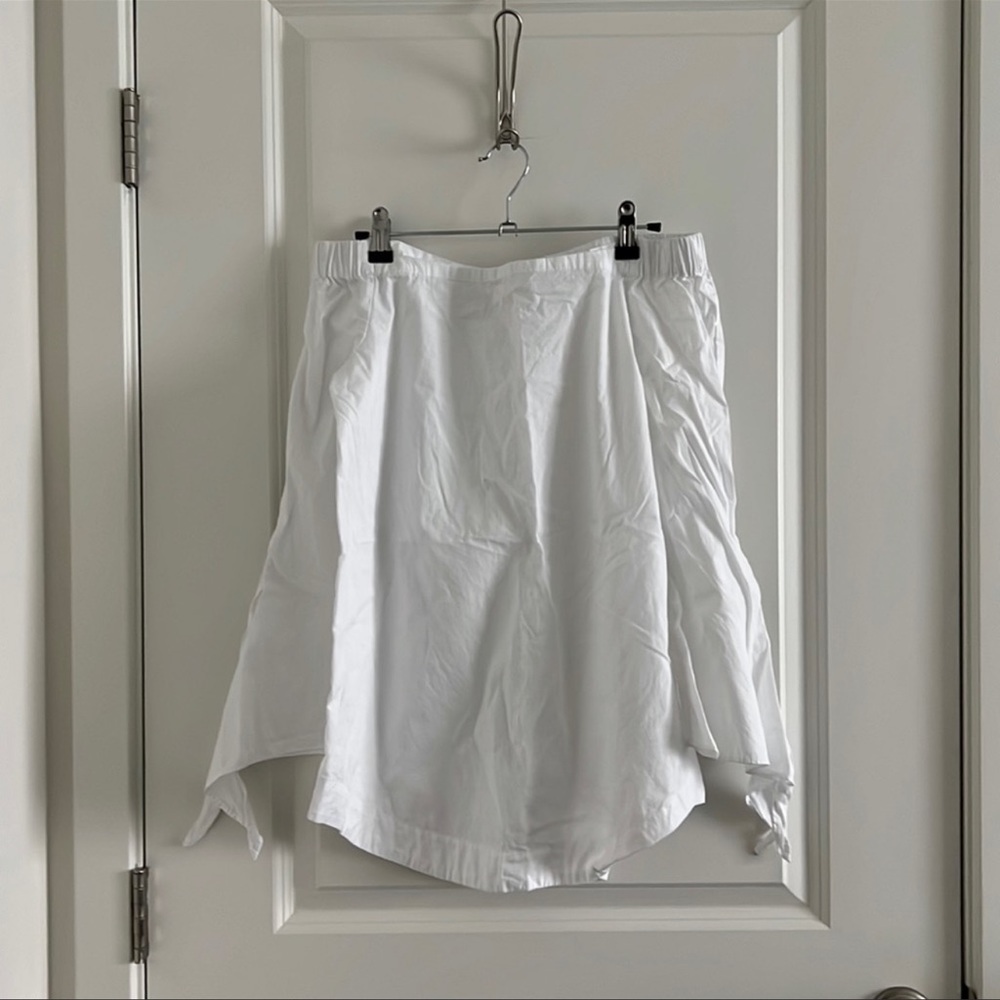 Free People Cold Shoulder Long Sleeve Blouse - White (XS)